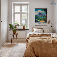 Perth Poster | Australia Wall Art | Australia Decor