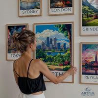 Perth Poster | Australia Wall Art | Australia Decor