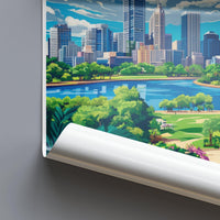 Perth Poster | Australia Wall Art | Oceania Decor