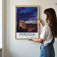 Perugia Poster - Italy Wall Art