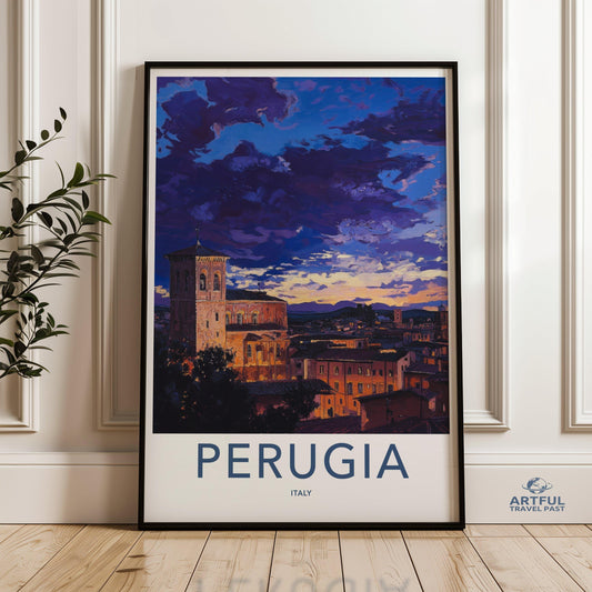 Perugia Poster - Italy Wall Art