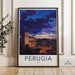 Perugia Poster | Italy Wall Art | Europe Decor