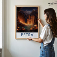 Petra Poster - Jordan Wall Art