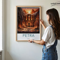 Petra Poster - Jordan Wall Art