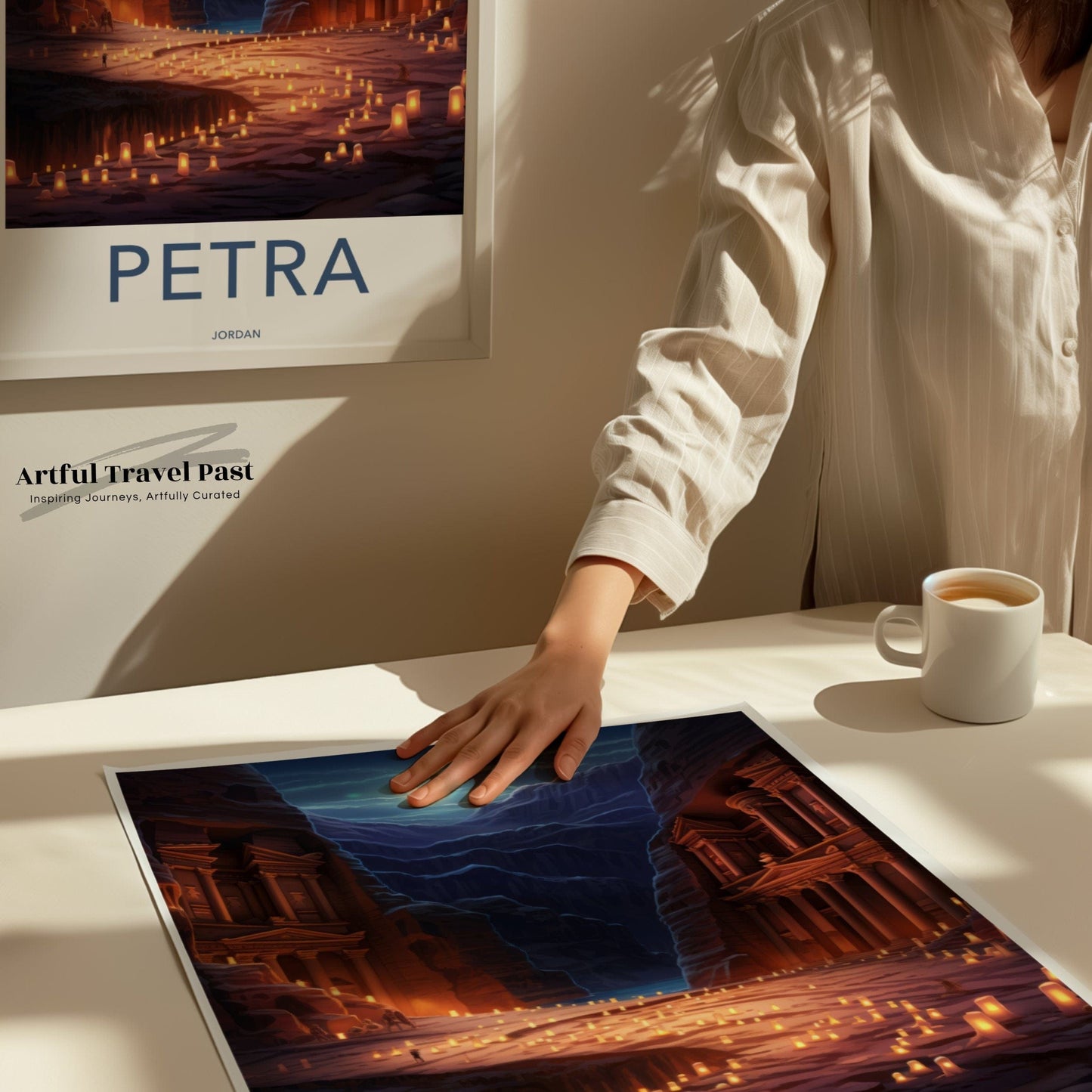 Petra Poster | Jordan Wall Art | Middle East Decor