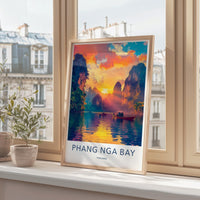 Phang Nga Bay Poster - Thailand Wall Art