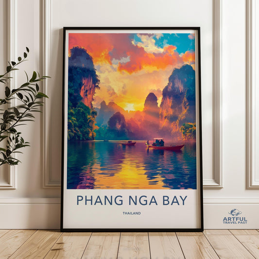 Phang Nga Bay Poster - Thailand Wall Art