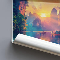 Phang Nga Bay Poster - Thailand Wall Art