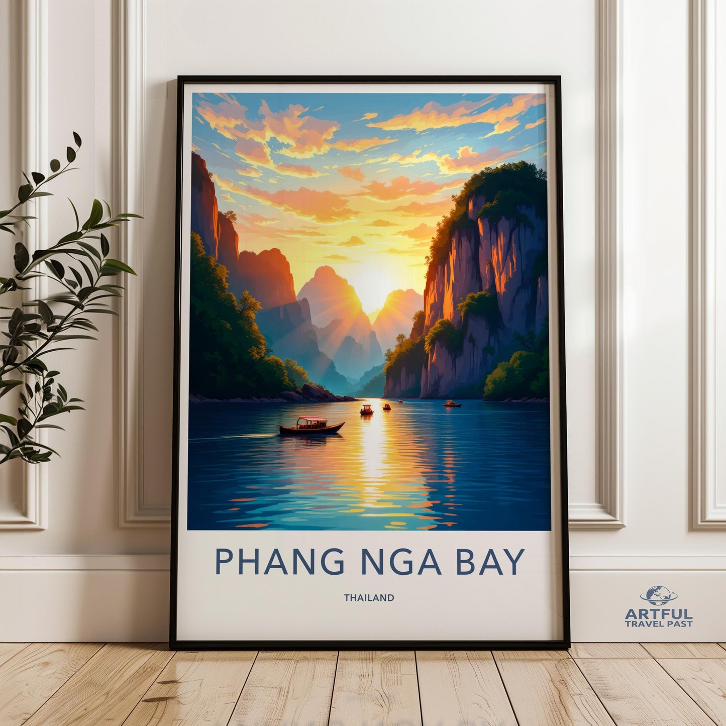 Phang Nga Bay Poster - Thailand Wall Art
