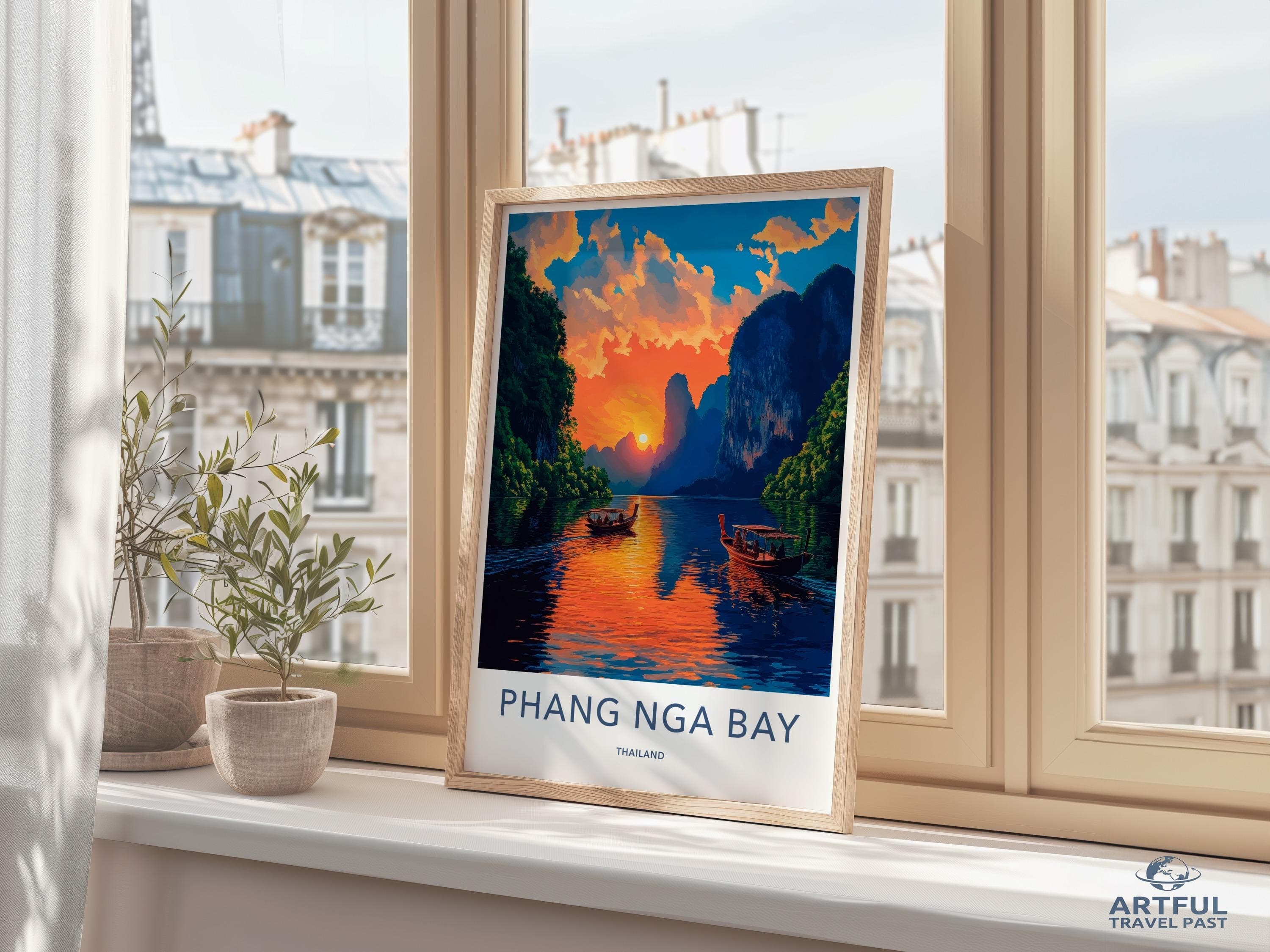 Phang Nga Bay Poster - Thailand Wall Art