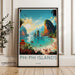 Phi Phi Islands Poster - Thailand Wall Art
