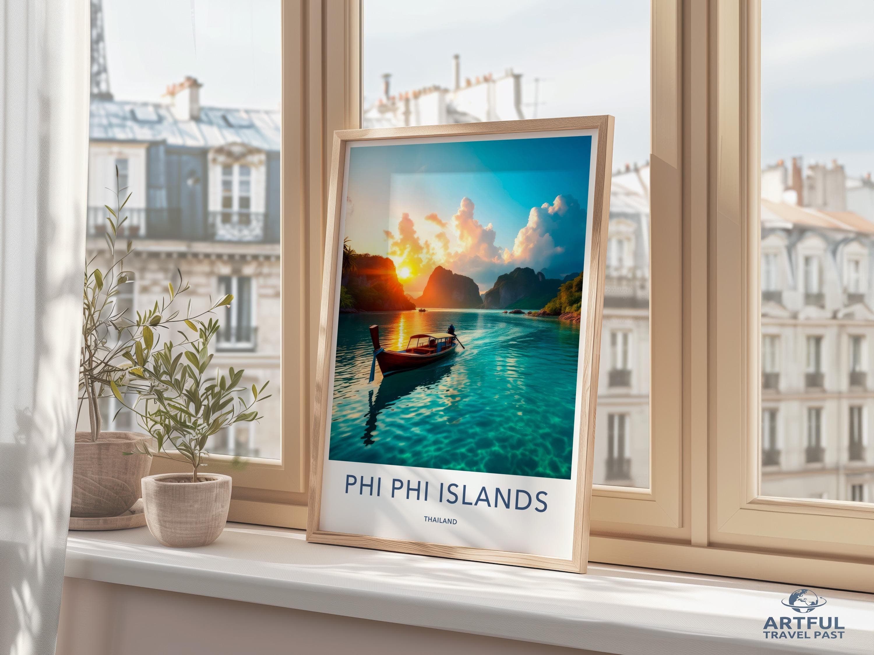 Phi Phi Islands Poster - Thailand Wall Art