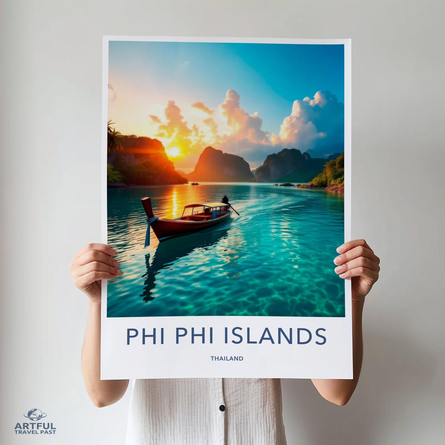 Phi Phi Islands Poster - Thailand Wall Art