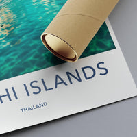 Phi Phi Islands Poster - Thailand Wall Art
