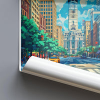 Philadelphia Poster - Pennsylvania Wall Art