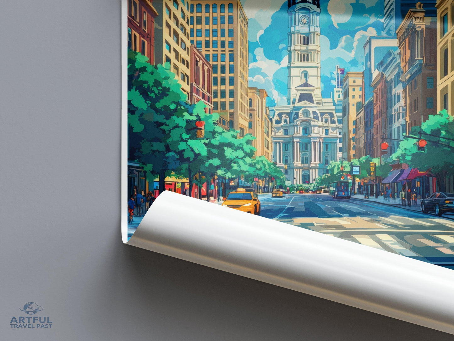 Philadelphia Poster - Pennsylvania Wall Art