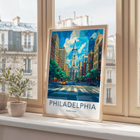 Philadelphia Poster - Pennsylvania Wall Art