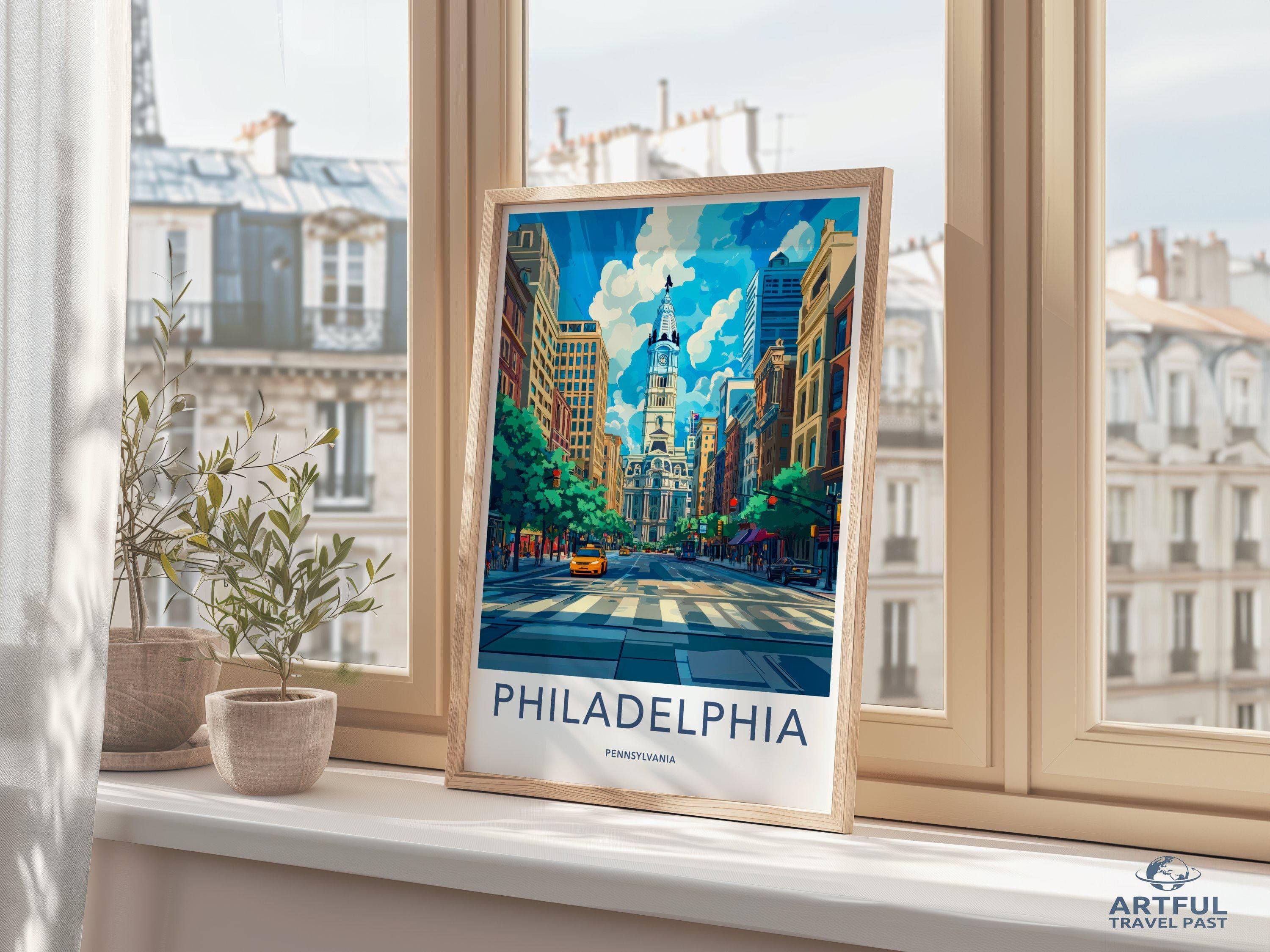 Philadelphia Poster - Pennsylvania Wall Art