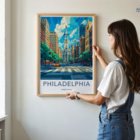 Philadelphia Poster - Pennsylvania Wall Art