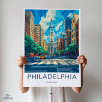 Philadelphia Poster - Pennsylvania Wall Art