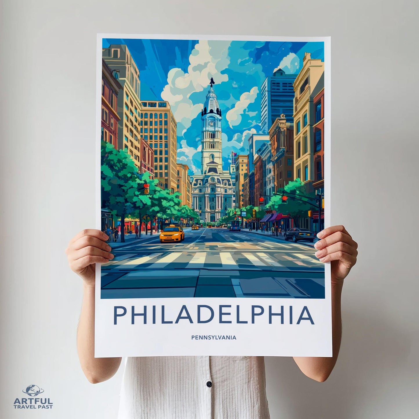 Philadelphia Poster - Pennsylvania Wall Art