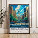 Philadelphia Poster - Pennsylvania Wall Art
