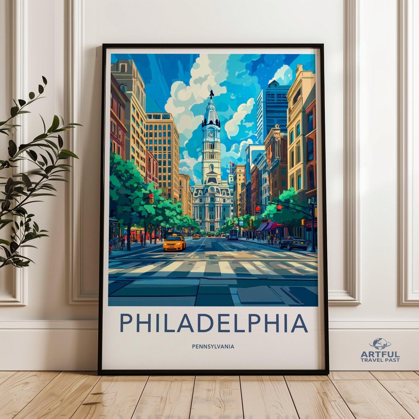Philadelphia Poster - Pennsylvania Wall Art