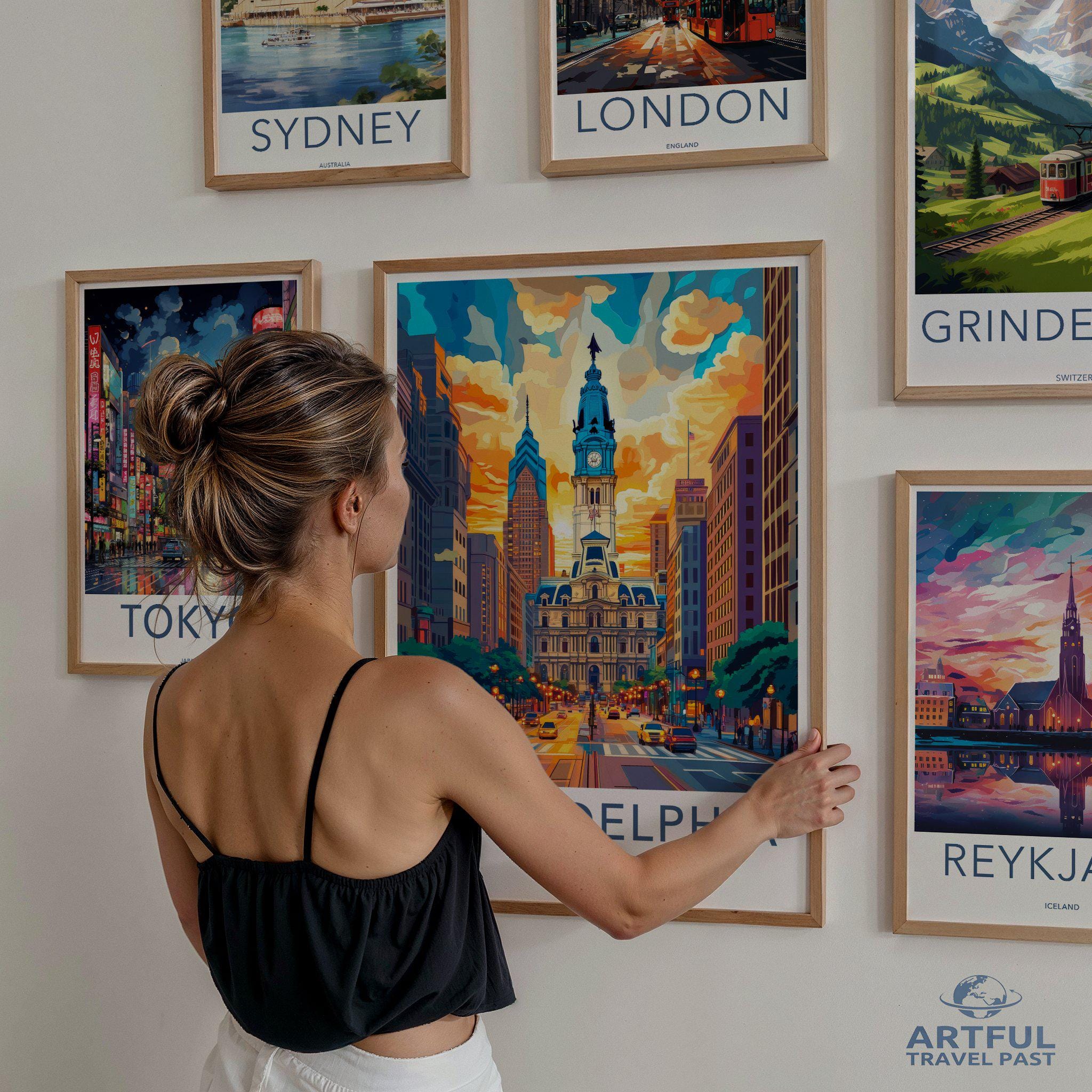 Philadelphia Poster - Pennsylvania Wall Art