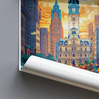 Philadelphia Poster - Pennsylvania Wall Art