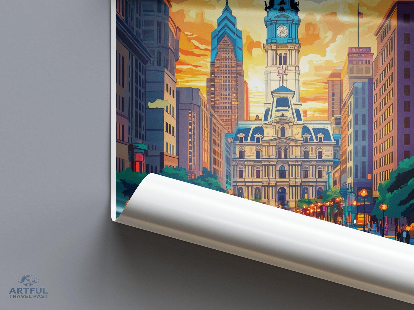 Philadelphia Poster - Pennsylvania Wall Art
