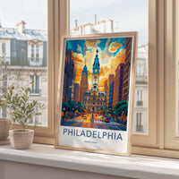 Philadelphia Poster - Pennsylvania Wall Art