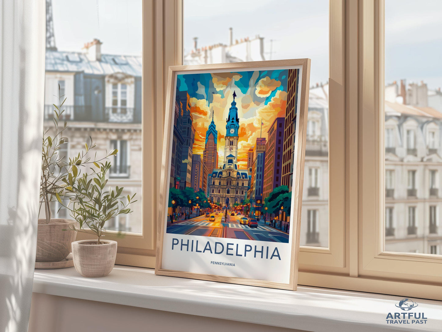 Philadelphia Poster - Pennsylvania Wall Art