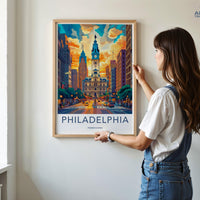 Philadelphia Poster - Pennsylvania Wall Art