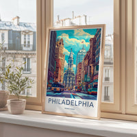 Philadelphia Poster - Pennsylvania Wall Art