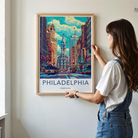 Philadelphia Poster - Pennsylvania Wall Art