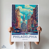 Philadelphia Poster - Pennsylvania Wall Art