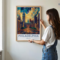 Philadelphia Poster - Pennsylvania Wall Art