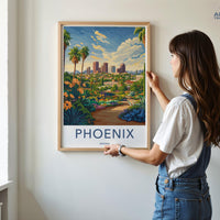 Phoenix Poster - Arizona Wall Art