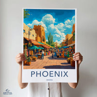Phoenix Poster - Arizona Wall Art