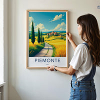 Piemonte Poster - Italy Wall Art