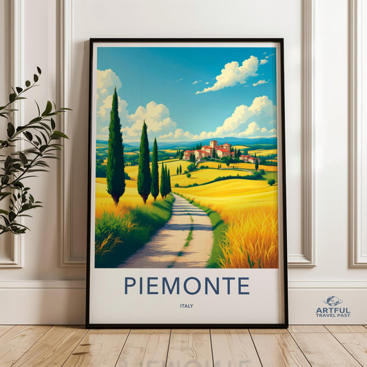 Piemonte Poster - Italy Wall Art
