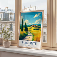 Piemonte Poster - Italy Wall Art