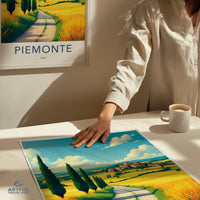 Piemonte Poster - Italy Wall Art
