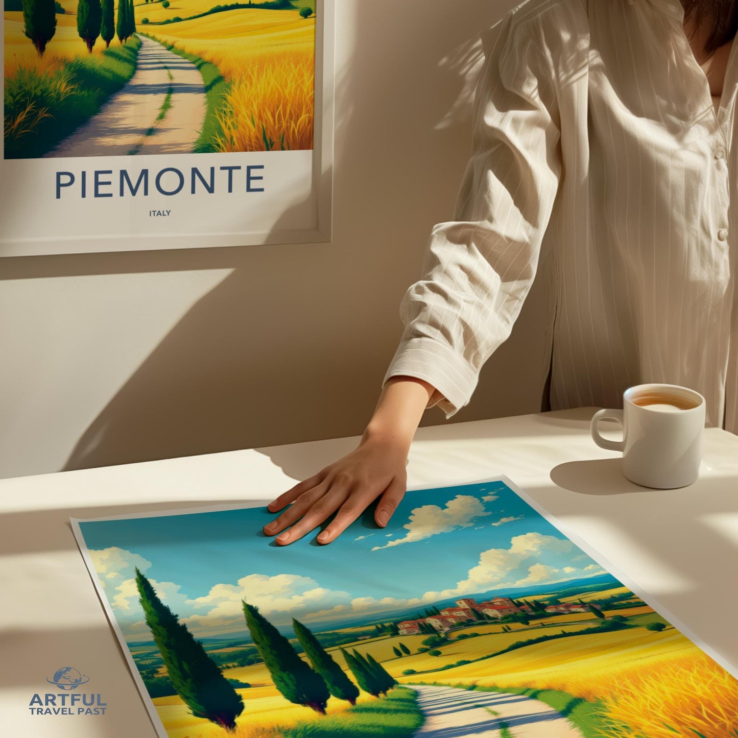 Piemonte Poster - Italy Wall Art