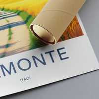 Piemonte Poster - Italy Wall Art