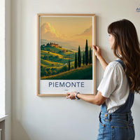 Piemonte Poster - Italy Wall Art