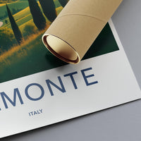 Piemonte Poster - Italy Wall Art