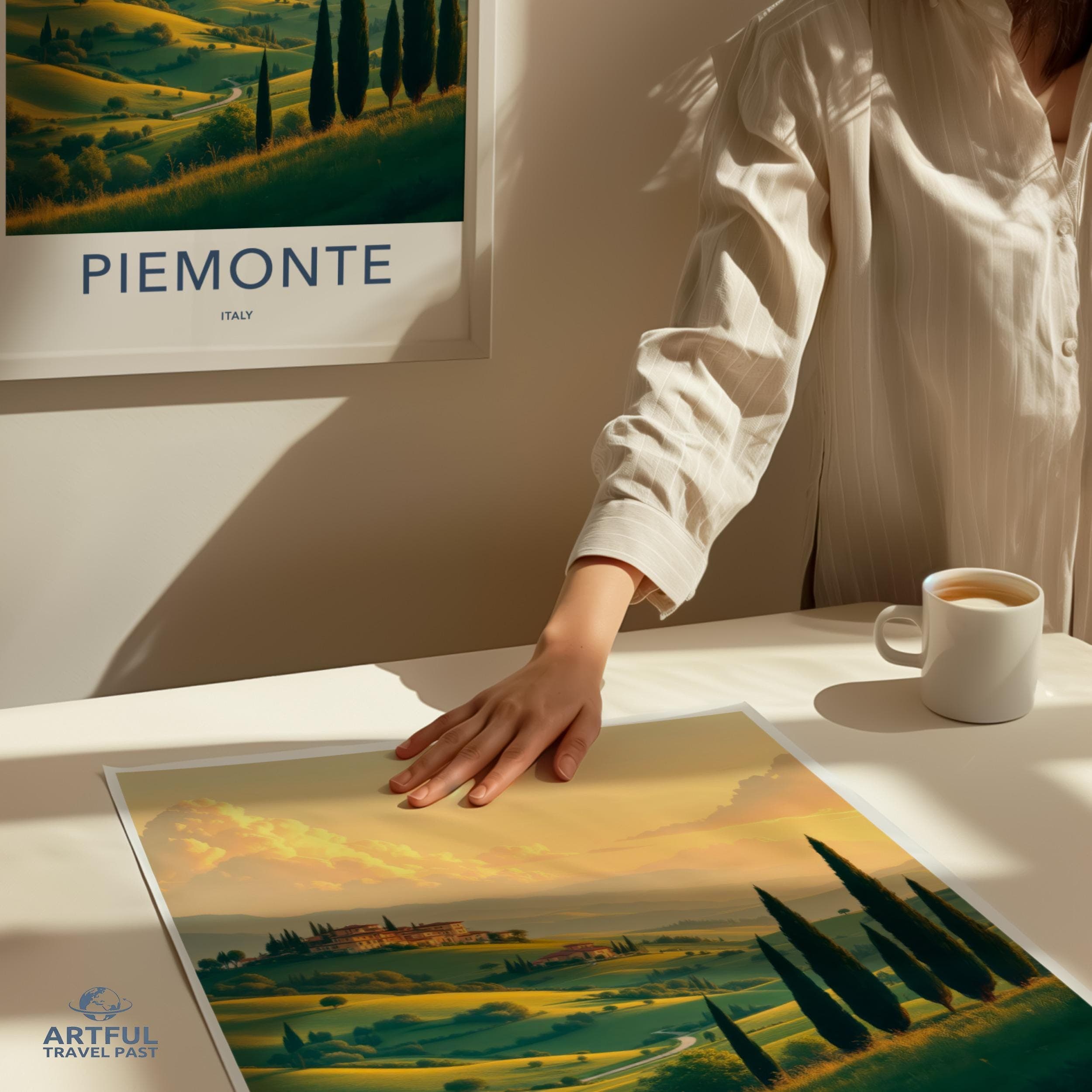 Piemonte Poster - Italy Wall Art