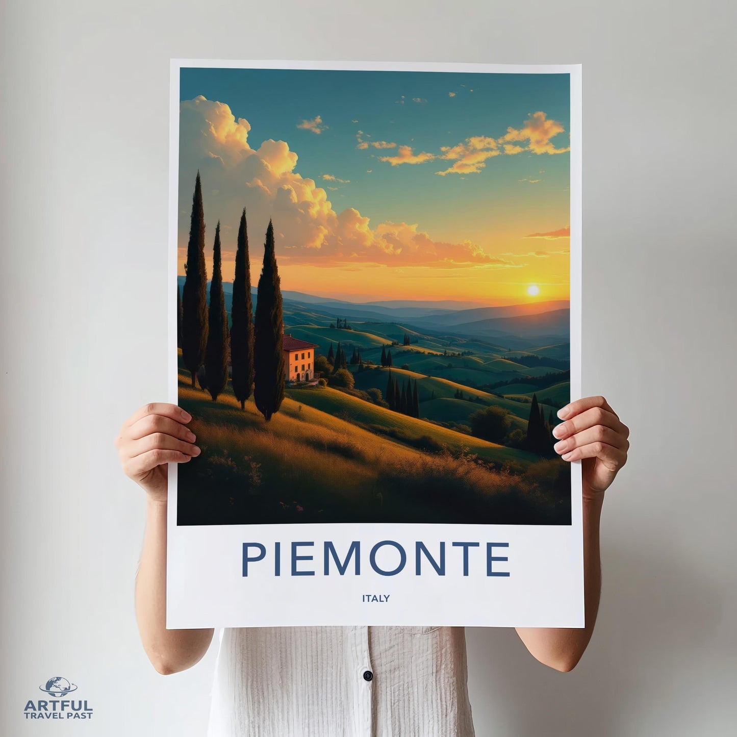 Piemonte Poster - Italy Wall Art