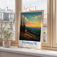 Piemonte Poster - Italy Wall Art
